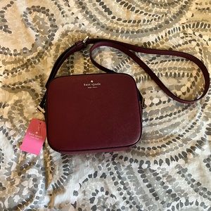 NWT Kate Spade Crossbody Bag- Burgundy